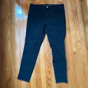 American Eagle Black Jeggings Size 14